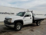 2005 Chevrolet 2500HD Flatbed Truck, Gas Engine, Auto Transmission, A/C (24