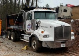 2016 Western Star  4900 Tri Axle Dump Truck, Fitzgerald Glider, Detroit 12.