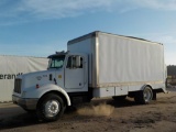 Peterbilt 330 Single Axle Day Cab Box Truck, Siesel Engine, Eaton Fuller 6