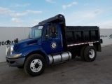 2011 International 4300 Single Axle Day Cab Dump Truck, Diesel Engine, Manu