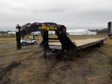 2019 Big Tex 22GN-40BK8SIR Tandem Axle Goose Neck Flat Bed Trailer