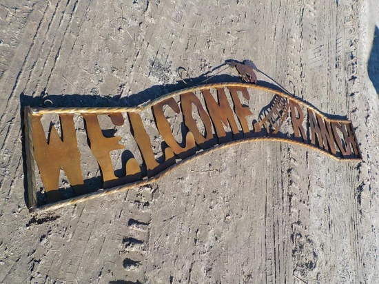 10' Ranch Welcome Sign