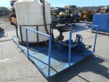 Skid Mounted Mixing Unit c/w 1000 Gallon Tank Poly