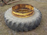 Firestone 18.4R38 Tire on Rim to suit Tractor