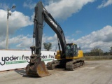 2013 John Deere 350G Hydraulic Excavator c/w Cab, Steel Tracks, Aux Hydraulics, Rear View Camera,