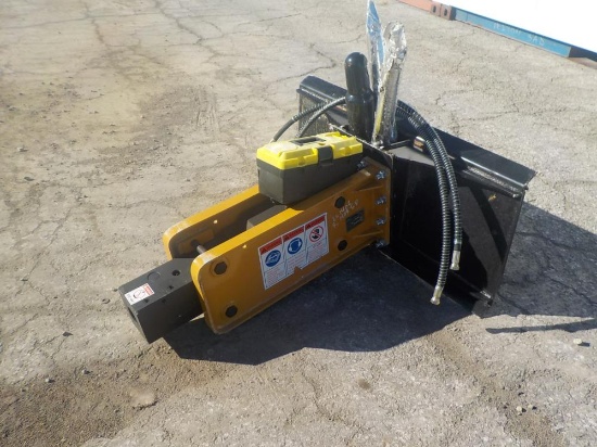 AGROTK SSHH680 Drop Hammer to suit Skidsteer or Excavator - Unused