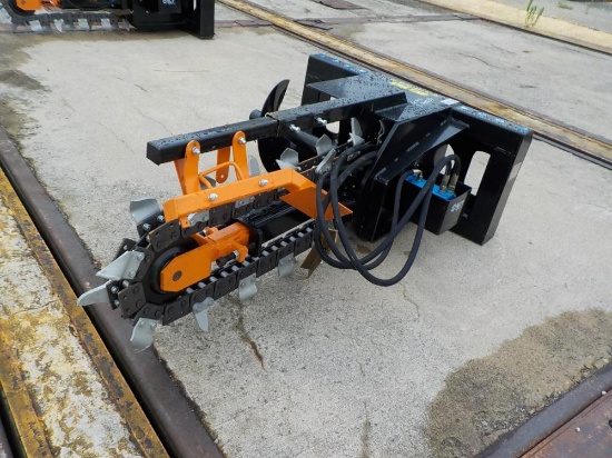 Mower King ECSSCT Trencher to suit Skidsteer - Unused