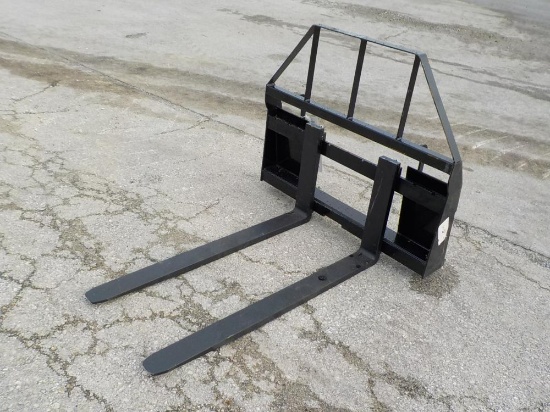 Mower King SA Pallet Forks to suit Skidsteer - Unused