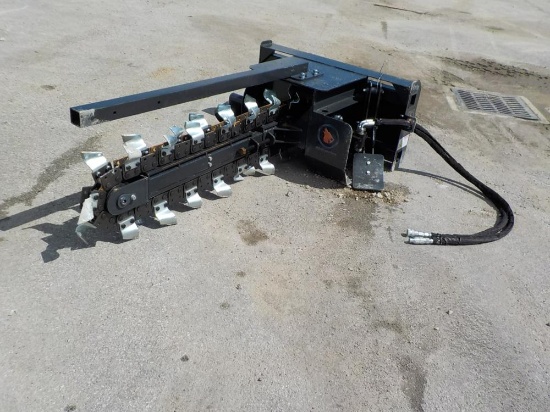 Trencher to suit Skidsteer - Unused