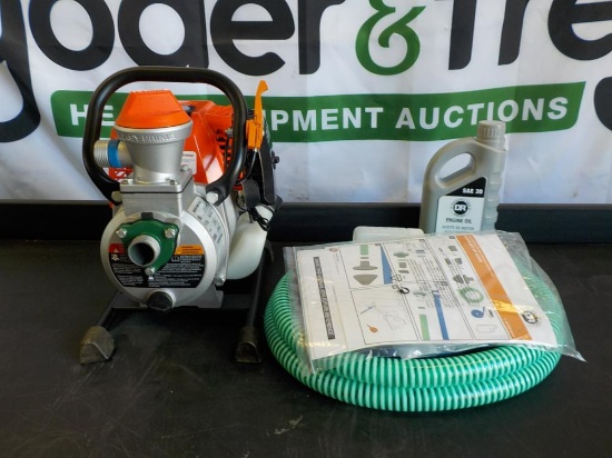 Dr-Pro  1" Water Pump c/w Hose Connection Kit - Unused