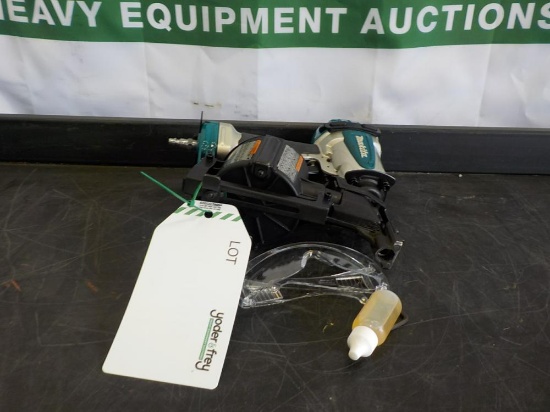 Makita AN453-1 Roofing Coil Pneumatic Nailer - 1 Yr Factory Warranty