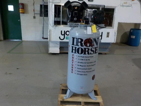 Iron Horse  6 HP 60 gal Air Compressor - Unused