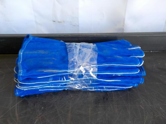 Blue Hawk  Welding Gloves (4 Pairs) - Unused