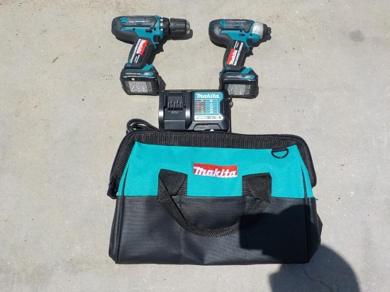 Makita CT226 2 Pc 12V Combo Kit - 1 Yr Factory Warranty