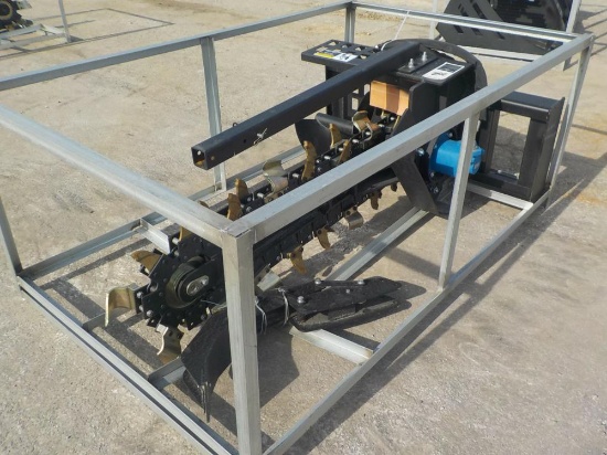 Greatbear 1000/200 Trencher to suit Skidsteer - Unused