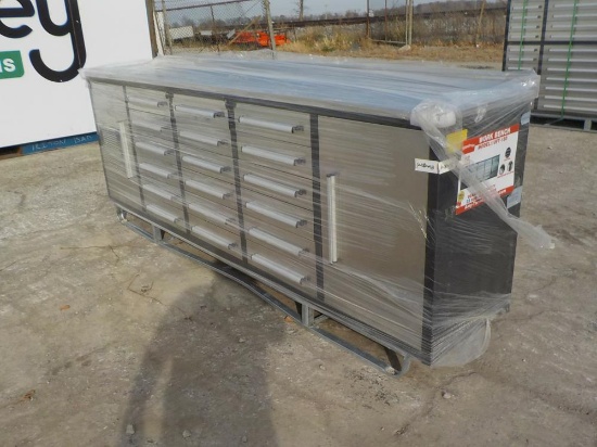 Steelman  10' Work Bench c/w 18 Drawers - Unused