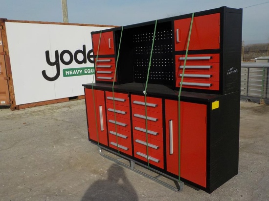 Steelman  7' Work Bench c/w 18 Drawers - Unused