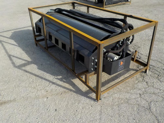 Hydraulic Roller to suit Skidsteer - Unused