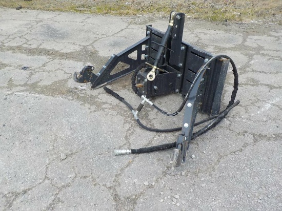Wolverine  Motorized 3-Point Adapter to suit Skidsteer c/w 3 Point Linkage