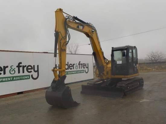2012 Caterpillar 308E Excavator c/w Cab, A/C, 18"/450mm Rubber Block Pads,
