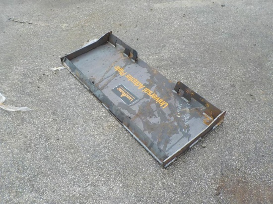 Landhonor  Universal Adapter Plate to suit Skidsteer - Unused
