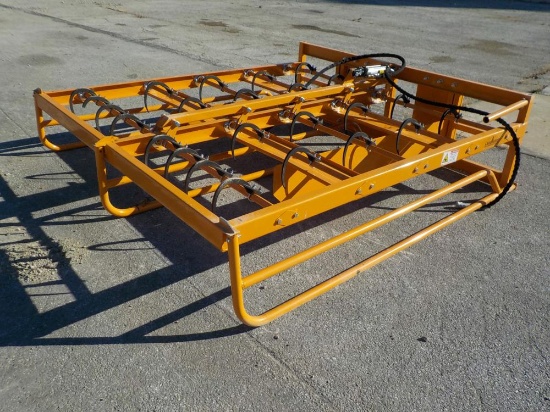 Landhonor  Bale Rake to suit Skidsteer - Unused