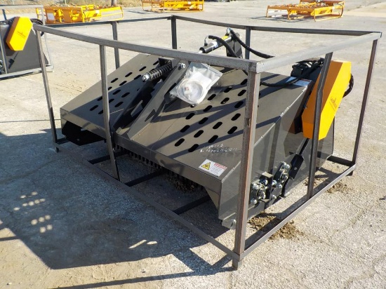 Landhonor  Landscape Rake to suit Skidsteer - Unused