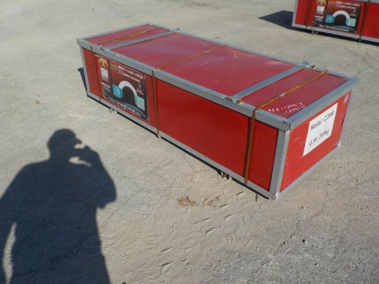 Golden Mount C2040-300 PE Dome Storage Container 20' x 40' x 6' 1/2" - Unus