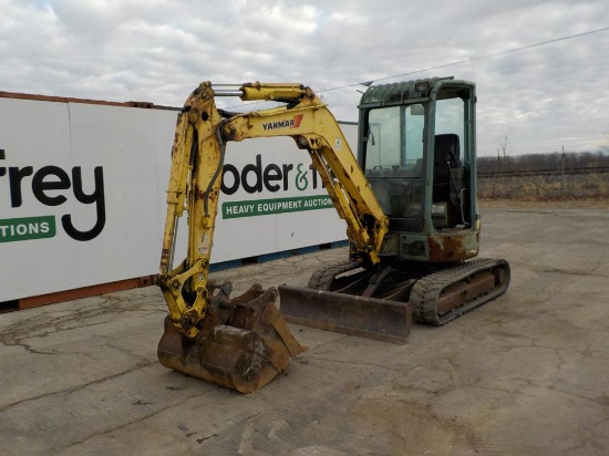 2006 Yanmar VIO35 Excavator c/w OROPS, Rubber Tracks, Blade, Swing Boom, Au