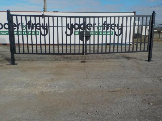 Steelman  20' Farm Metal Driveway Gate - Unused