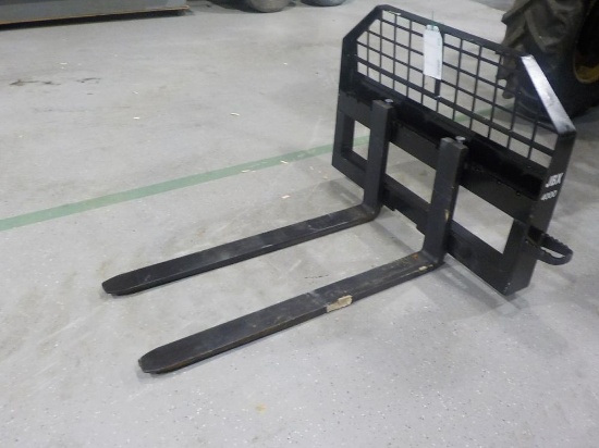 JBX 4000 48" Skidsteer Fork Attachments - Unused