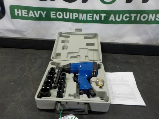 1/2" Drive Air Impact Wrench Kit - Unused