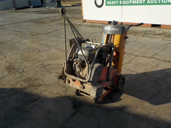 Husqvarna  20" Walk Behind Concrete Saw c/w Honda Engine
