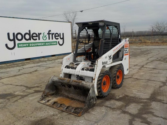 2002 Bobcat 553 Wheeled Skidsteer Loader c/w OROPS, Aux Hydraulics, Bucket