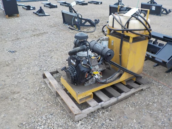 Skid Mounted Hydraulic Pump c/w Vanguard  23hp Gas Engine