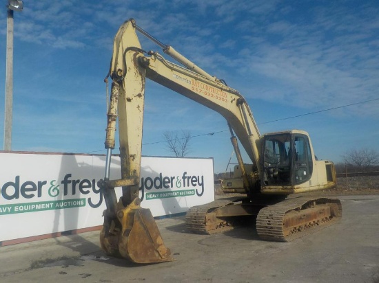 Komatsu PC200LC-6 Excavator c/w Cab, Steel Tracks, Bucket, A/C