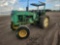 John Deere  2WD Tractor c/w Canopy (Non Runner)