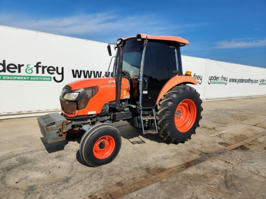 2013 Kubota M7060F Tractor c/w Cab, A/C, PTO, Front Weights, 3 Point Hitch