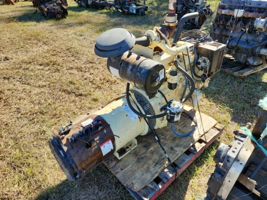 John Deere POWERTECH 4.5L 4 Cylinder Diesel Engine c/w Generator