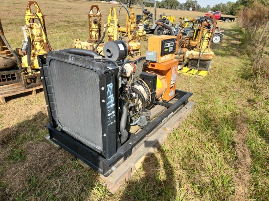 2007 Generac  Generator c/w John Deere 4 Cylinder Diesel Engine, 25kw, Phas