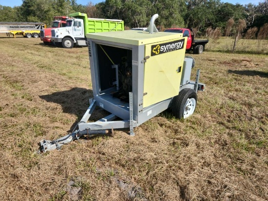 2017 Portable Pump Systems 6RPEE845 6" Pump, Trailer Mounted, c/w Yanmar 3