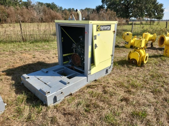 Portable Pump Systems 8RPEE887 8" Pump, Frame Mounted, c/w Yanmar 3 Cylinde