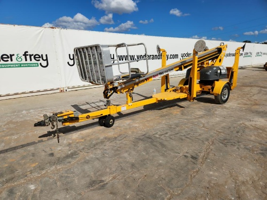 2019 Bil Jax 36-32T Towable Bucket Lift, Max Height 37ft, 500lbs Capacity,