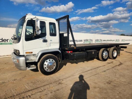 2000 Isuzu FTR 6x2 Flatbed Truck c/w 7.8L L6 Turbo Diesel Engine, Manual Tr