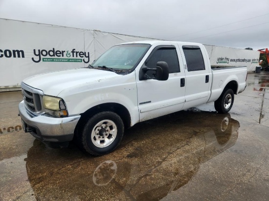 2003 Ford F250SD 4x2 Crew Cab Pickup, Lariat, 7.3L V8 Diesel Motor, Automat