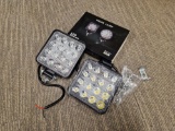 LED Work Lights, 48w, 12V/24V, Adjustable Bracket, IP68 Waterproof, 6000k W