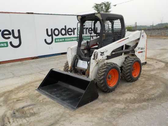 2016 Bobcat S550 Skidsteer Loader c/w OROPS, Aux Hydraulics, Hand/Foot Cont