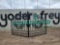 Great Bear  14' Bi-Parting Wrought Iron Gate c/w Deer Design - Unused