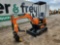 2023 AGROTK QH12 Mini Excavator c/w OROPS, Rubber Tracks, Backfill Blade, A