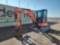2018 Kubota U35-4R3 Mini Excavator c/w Cab, Rubber Tracks, Blade, Swing Boo